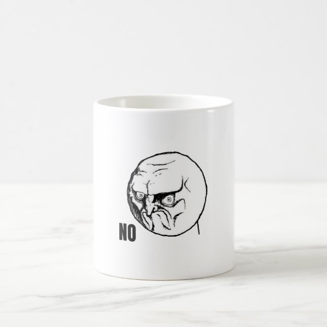 Taza De Café Sin meme facial (Centro)
