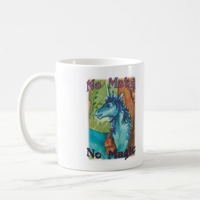 Taza De Café Sin Metalizado sin magia - Blue Mug (Izquierda)