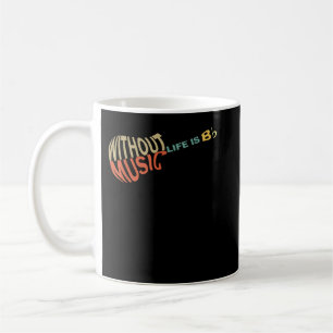 Taza De Café Sin Música La Vida Sería Llana Música Guitarra
