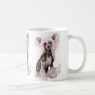 Taza De Café Sin pelo con cresta chinos se sientan