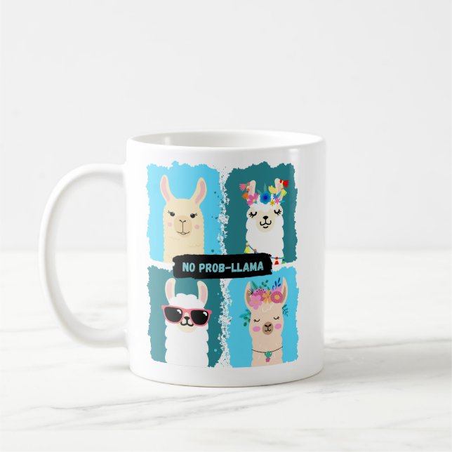 Taza De Café Sin prob-llama (Izquierda)