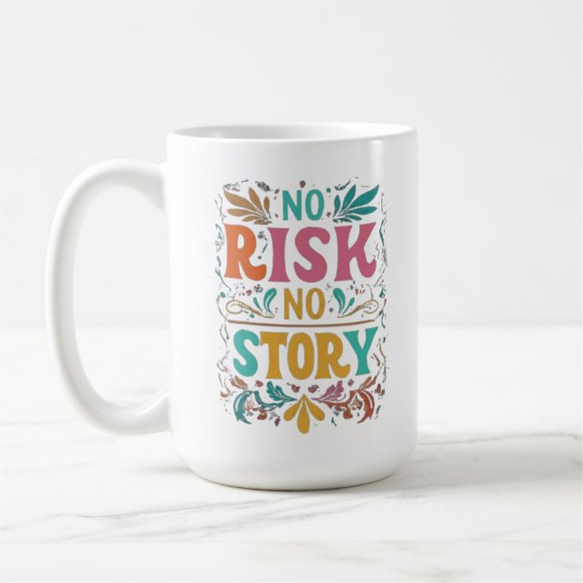 Taza De Café Sin riesgo ni historia (Izquierda)