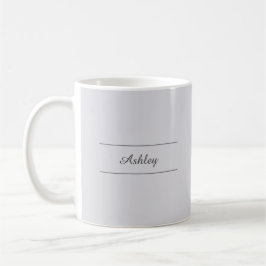 Taza De Café Sin tiempo - Luna Gris Name Mug