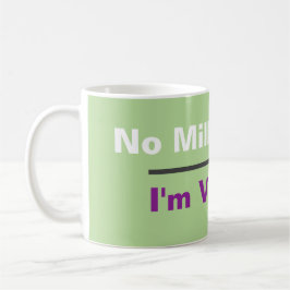 Taza De Café Sin vegan de leche