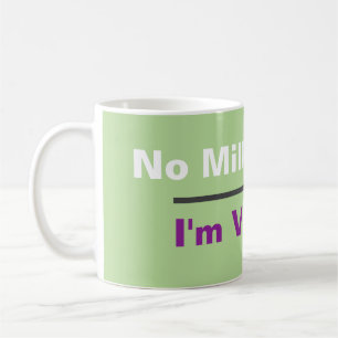 Taza De Café Sin vegan de leche