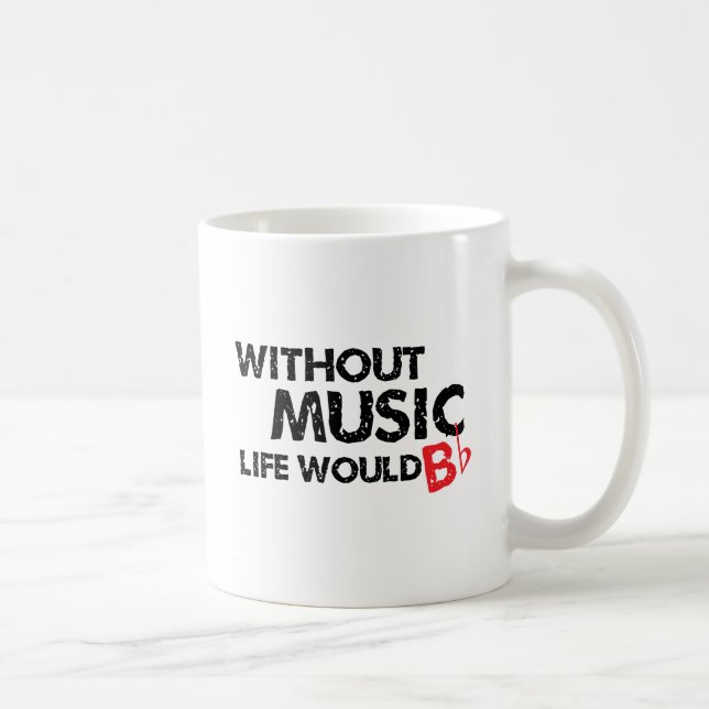 Taza De Café Sin vida de la música B (sea) plano (Derecha)