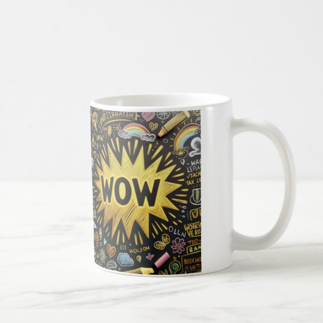 Taza De Café Sinal Wow!  (Derecha)