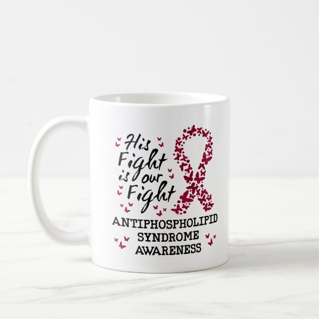 Taza De Café Síndrome antifosfolípido Sensibilización, su lucha (Izquierda)
