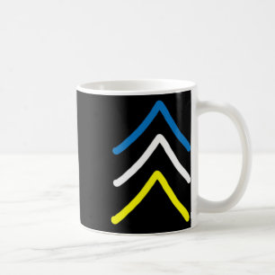 Taza De Café Síndrome de Down Trisomía 21 Tres Flechas Cromosom