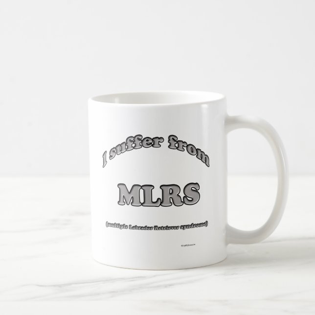 Taza De Café Síndrome de Labrador Recuperador (Derecha)