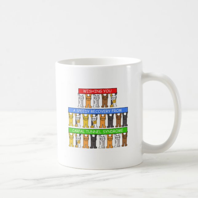 Taza De Café Síndrome del túnel carpiano Recuperación rápida (Derecha)