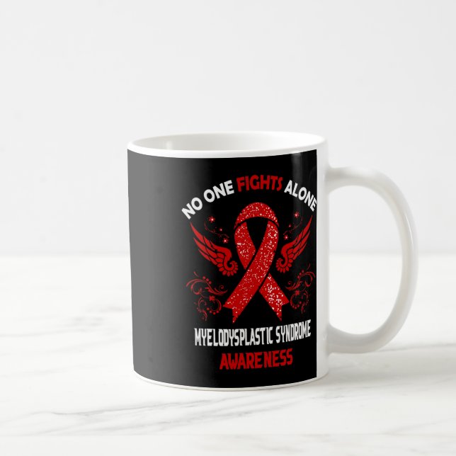 Taza De Café Síndrome mielodisplásico Conciencia de los medios (Derecha)