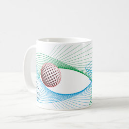 Taza De Café Sinfonía de la Esfera Swirling