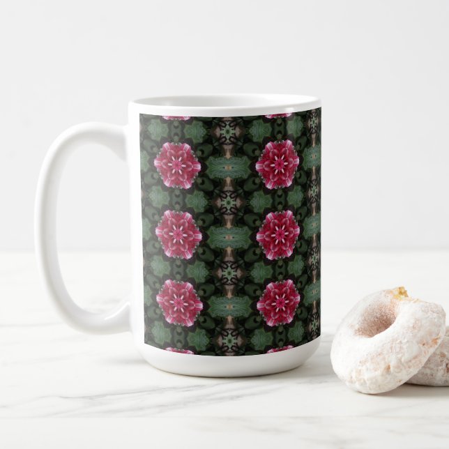 Taza De Café Sinfonía de Pétalos (Con donut)