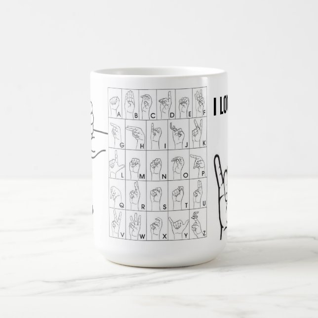 Taza De Café SING LNGUAGE mug (Centro)