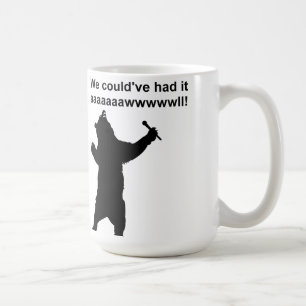 Taza De Café Singing Bear Funny Mug