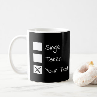Taza De Café Single personalizado tomado su Personalizado de te