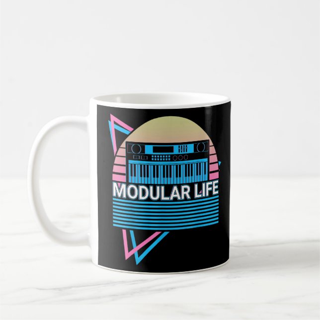 Taza De Café Sintetizador Sintetizador Vida modular del músico  (Izquierda)
