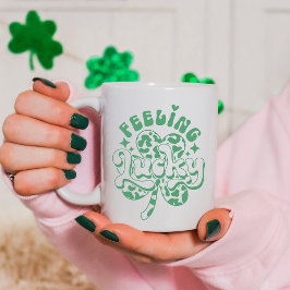Taza De Café Sintiéndose afortunado | Día de San Patricio