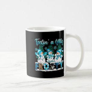 Taza De Café Sintiéndose Un Poco Helado Cute Muñeco de Nieve In
