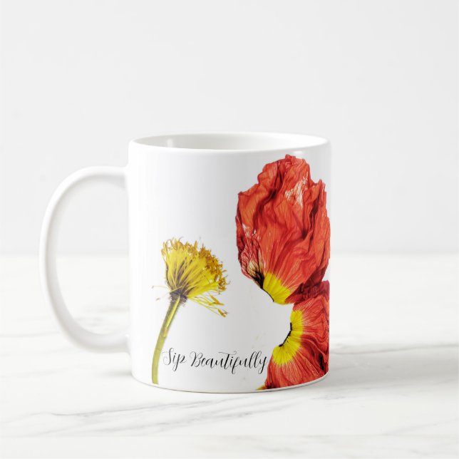 Taza De Café Sip Beautifully Classic Mug, 11 oz (Izquierda)