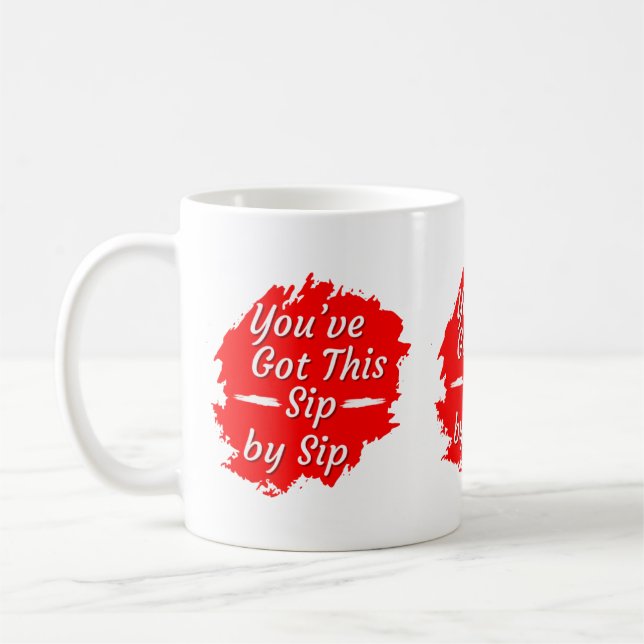 Taza De Café Sip by Sip Motivation (Izquierda)