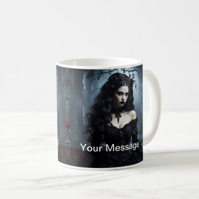 Taza De Café Sip de sombras (Anverso derecho)