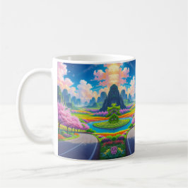 Taza De Café "Sip En Primavera - Florecimiento Escenario