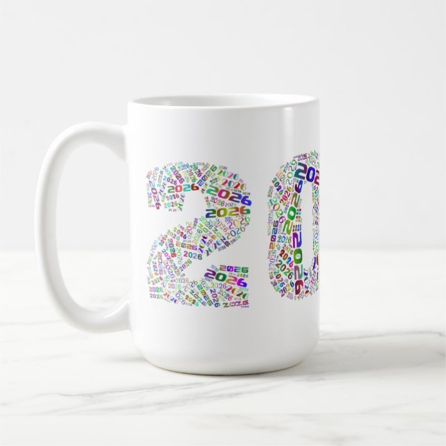 Taza De Café Sip Into 2026: Countdown Mug (Izquierda)