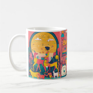 Taza De Café Sip, Sketch y Savor: Dibujar tu manera de crear