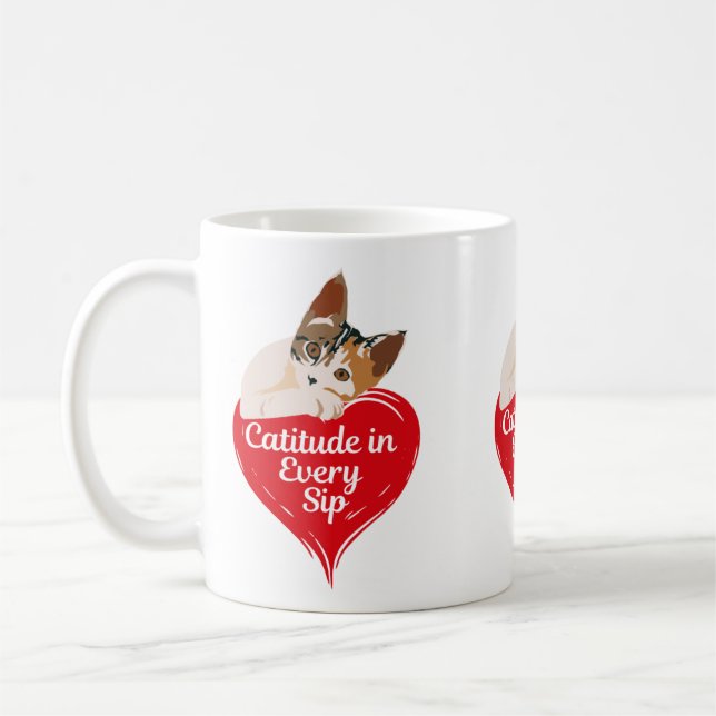 Taza De Café Sip with Catitude (Izquierda)