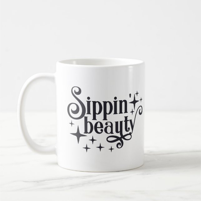 Taza De Café Sippin' Beauty (Izquierda)