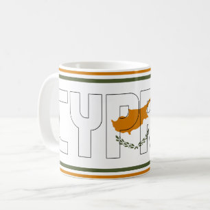 Taza De Café Sippin' con Cyprus Patriotic