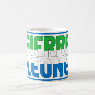 Taza De Café "Sippin' with Sierra Leone" Café patriótico Mug