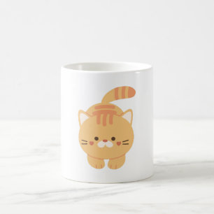 Taza De Café ☕ 🐾 Sips y Pegatinas - Gato perfecto