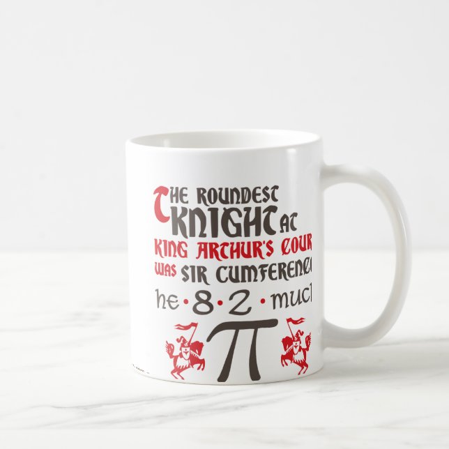 Taza De Café Sir Cumference del pi (Derecha)