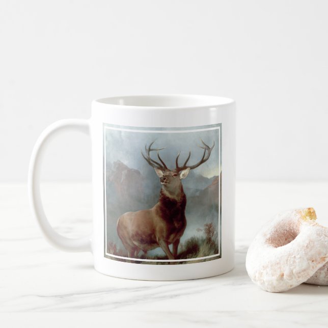 Taza De Café Sir Edwin Landseer | Monarca del Glen, 1851 (Con donut)