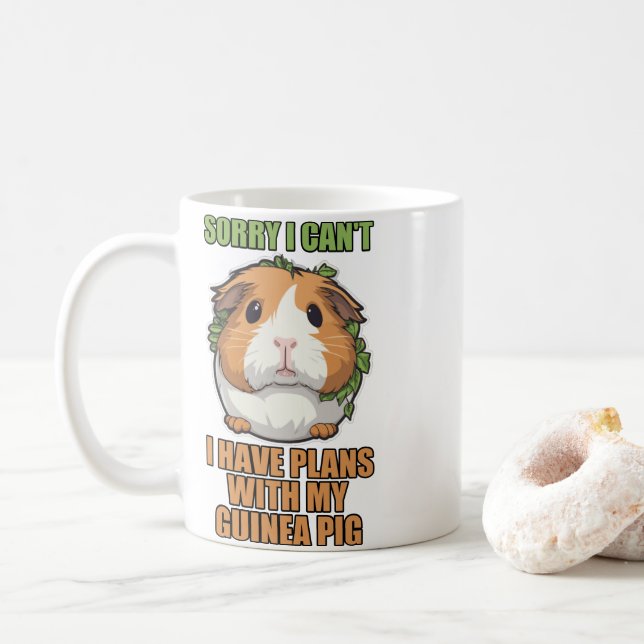 Taza De Café Sir Squeaks-a-Lot, escudero (Con donut)