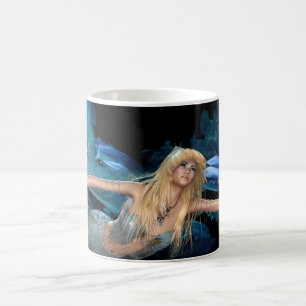 Taza De Café Sirena azul oceánica