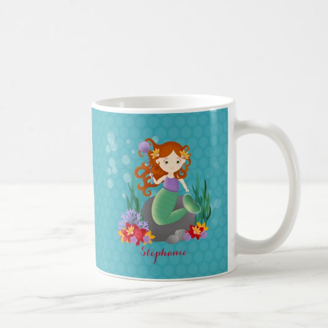Taza De Café Sirena Cuta (Derecha)