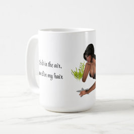 Taza De Café Sirena De Brunette Con Café De Starfish Mug