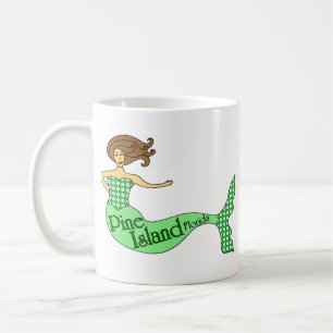 Taza De Café Sirena de la isla del pino, la Florida