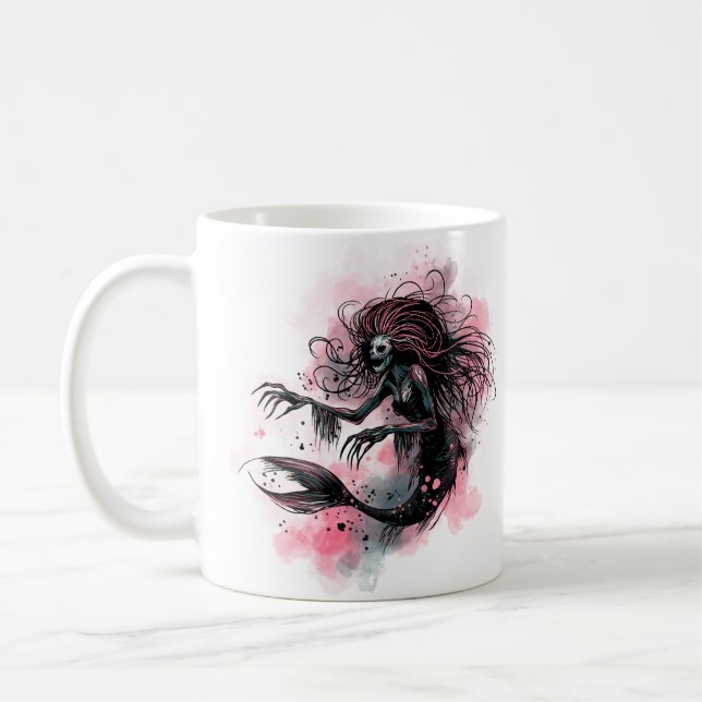 Taza De Café Sirena de Mar Profundo (Izquierda)