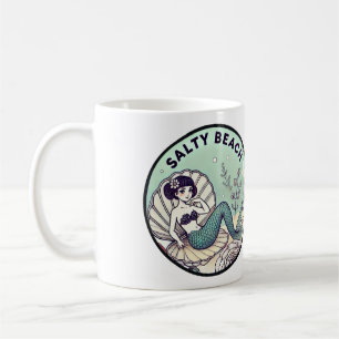 Taza De Café Sirena de playa salada