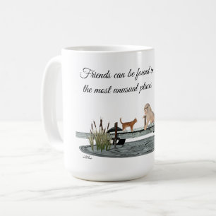 Taza De Café Sirena En Bote Dock Café Mug