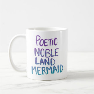 Taza De Café Sirena noble poética de la tierra
