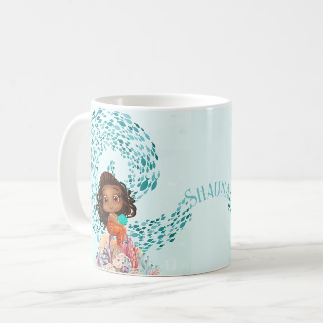 Taza De Café Sirena personalizada (Anverso izquierdo)