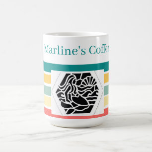 Taza De Café Sirena personalizada de color de playa