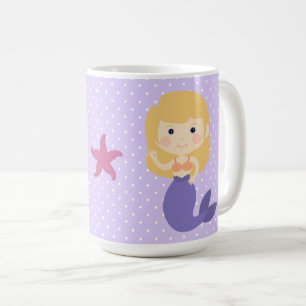 Taza De Café Sirena Púrpura