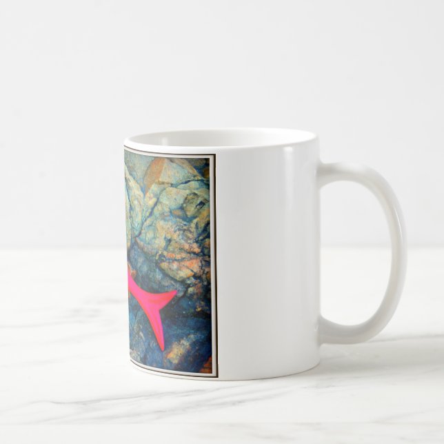 Taza De Café sirena roja y azul (Derecha)